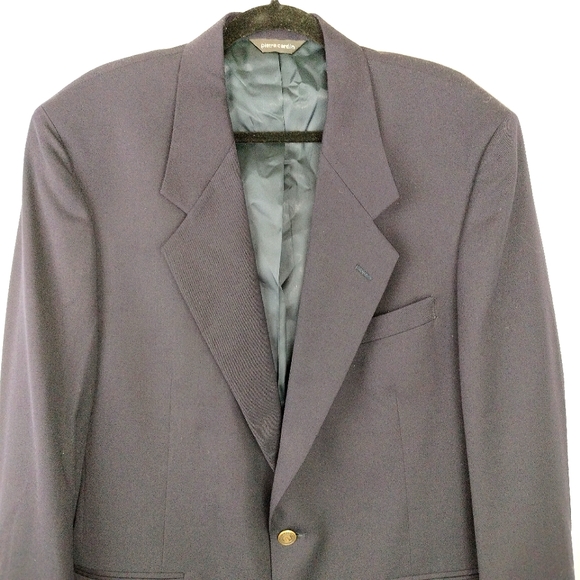 NWT Pierre Cardin Today's Man 160's 100% Worsted Wool 2 Button Blazer Sz. 41R - Picture 3 of 13